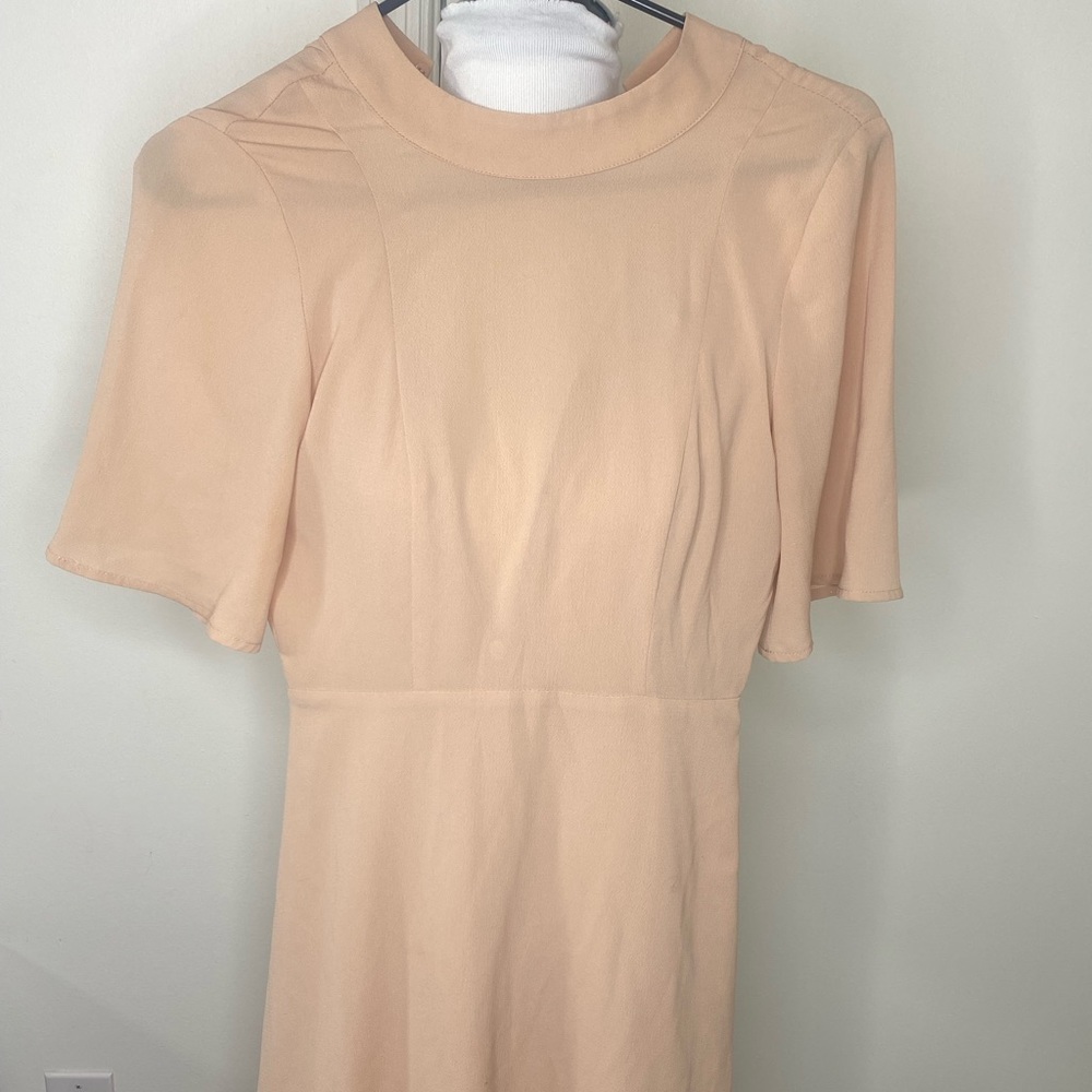 Peach dress